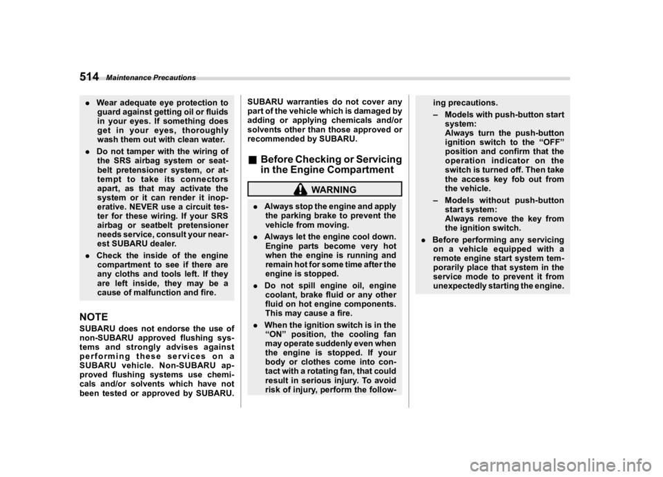 SUBARU OUTBACK 2023  Owners Manual �������
