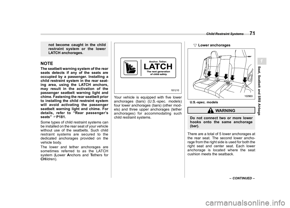 SUBARU OUTBACK 2023  Owners Manual ������
