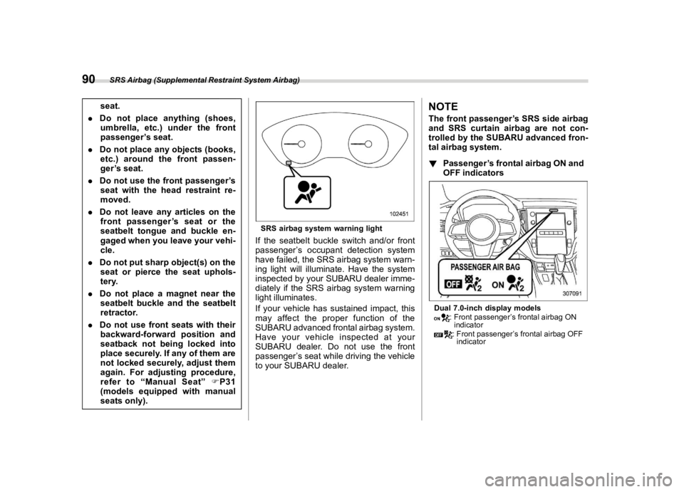 SUBARU OUTBACK 2023  Owners Manual ������
