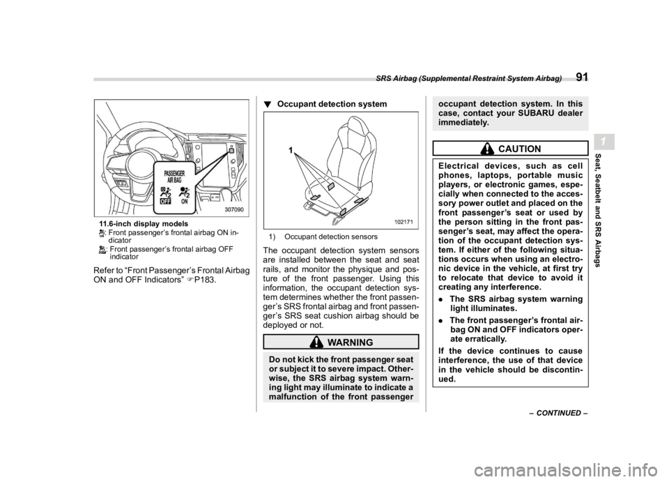 SUBARU OUTBACK 2023  Owners Manual ������
