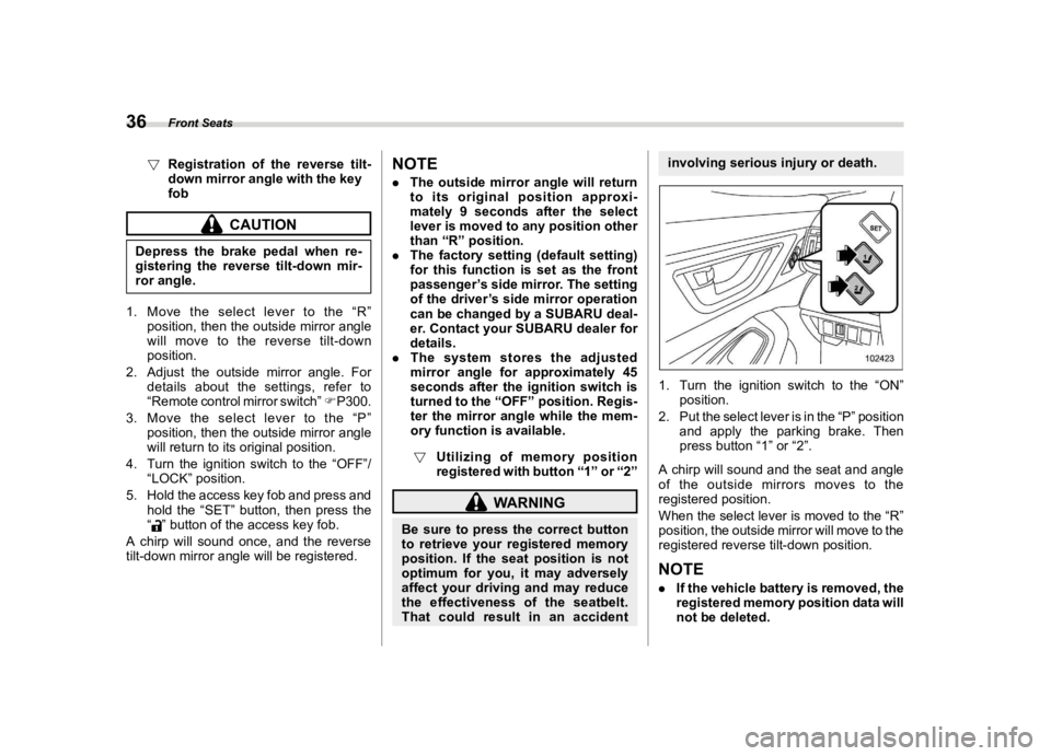 SUBARU OUTBACK 2024  Owners Manual ������
