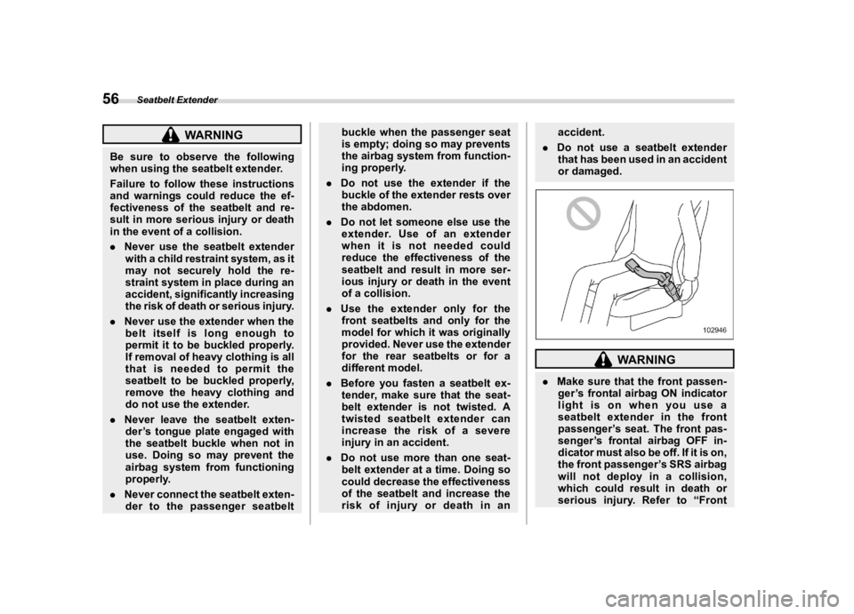 SUBARU OUTBACK 2024  Owners Manual ������
