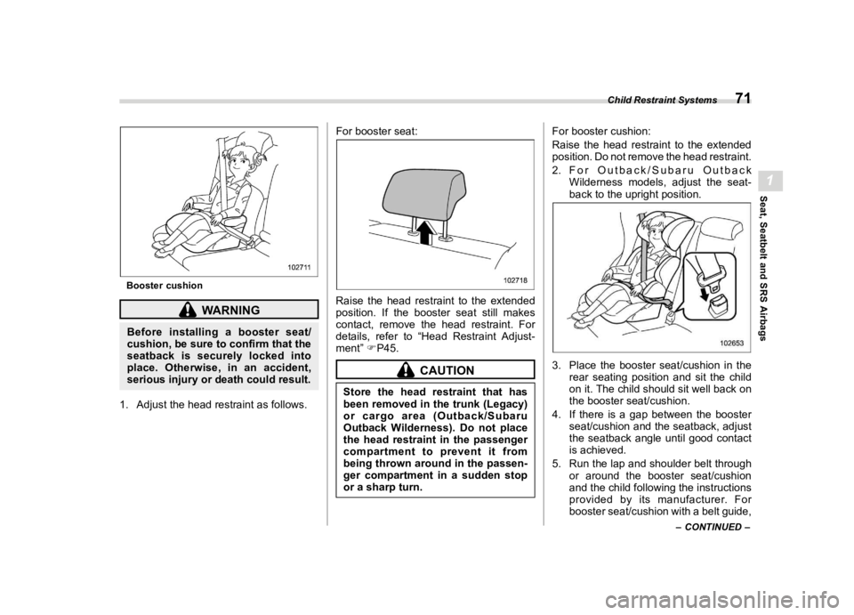 SUBARU OUTBACK 2024  Owners Manual ������
