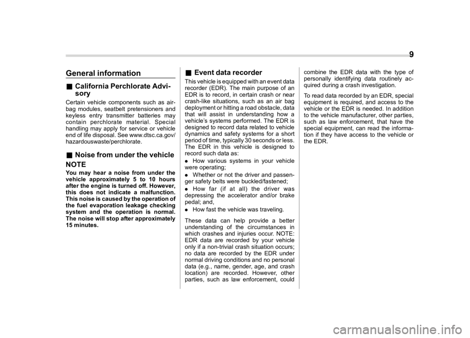 SUBARU WRX 2021  Owners Manual ������
