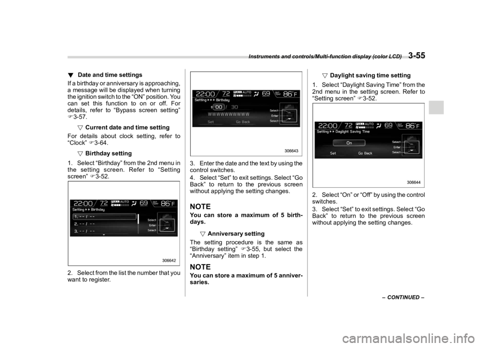 SUBARU WRX 2021  Owners Manual �������
