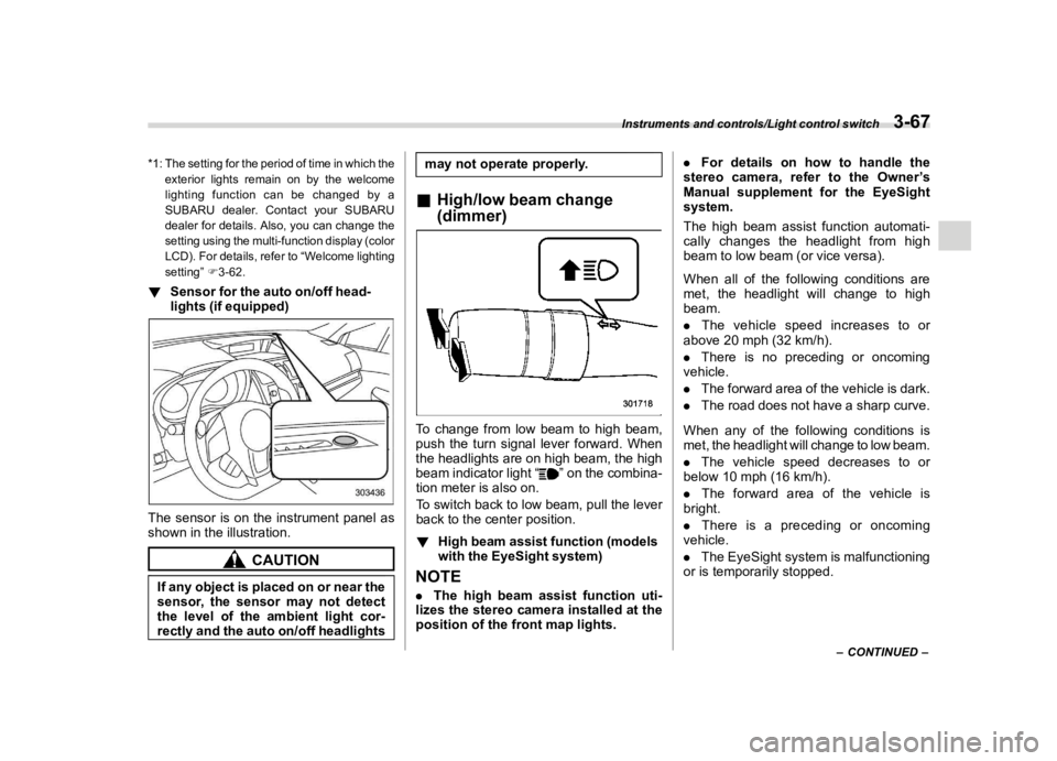 SUBARU WRX 2021  Owners Manual �������
