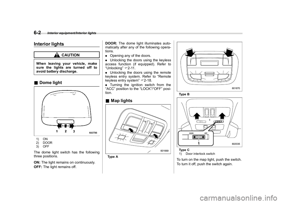 SUBARU WRX 2021  Owners Manual �������
