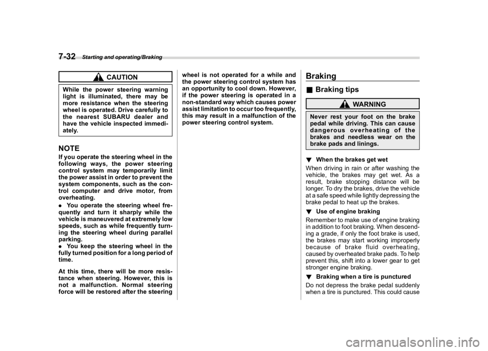 SUBARU WRX 2021  Owners Manual �������
