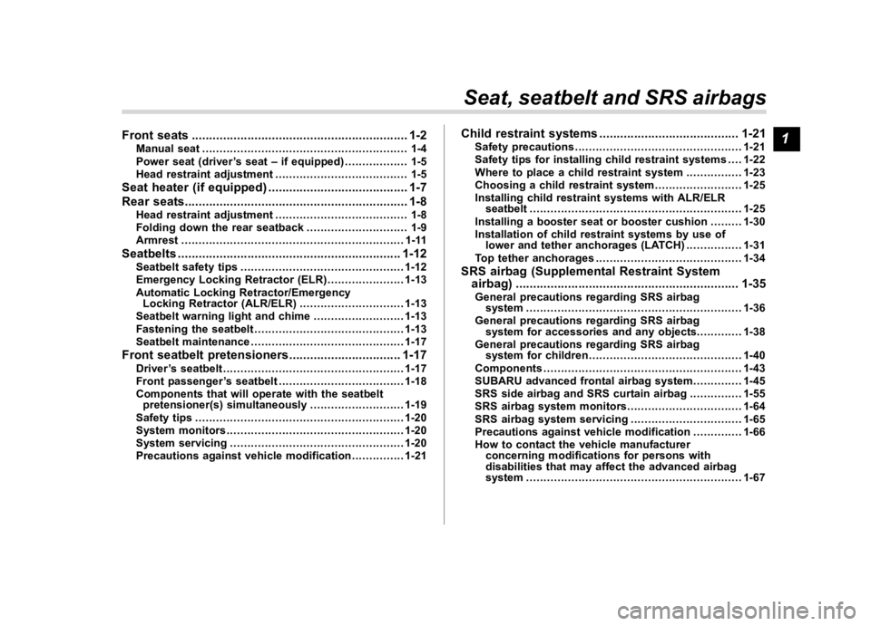 SUBARU WRX 2021  Owners Manual ������
