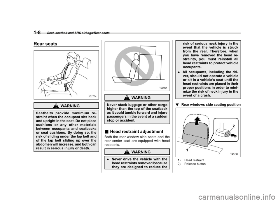 SUBARU WRX 2021  Owners Manual ������
