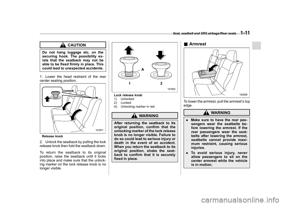 SUBARU WRX 2021  Owners Manual ������
