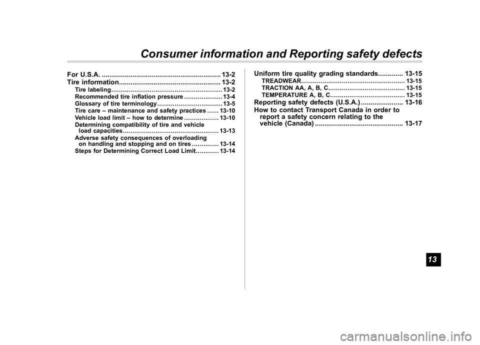 SUBARU WRX 2021  Owners Manual �������

