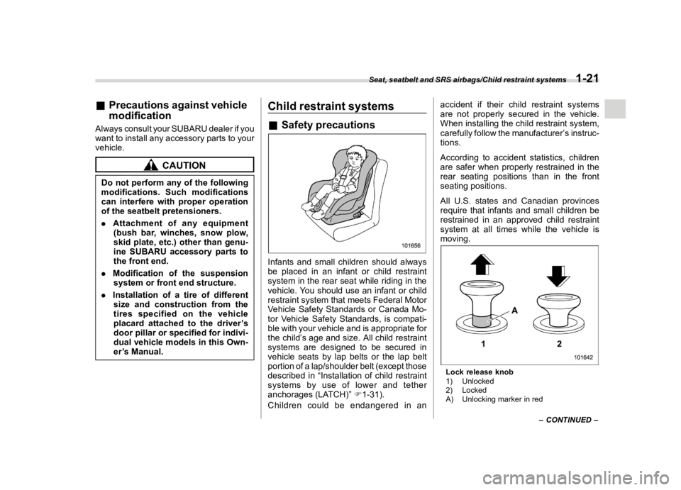 SUBARU WRX 2021  Owners Manual ������
