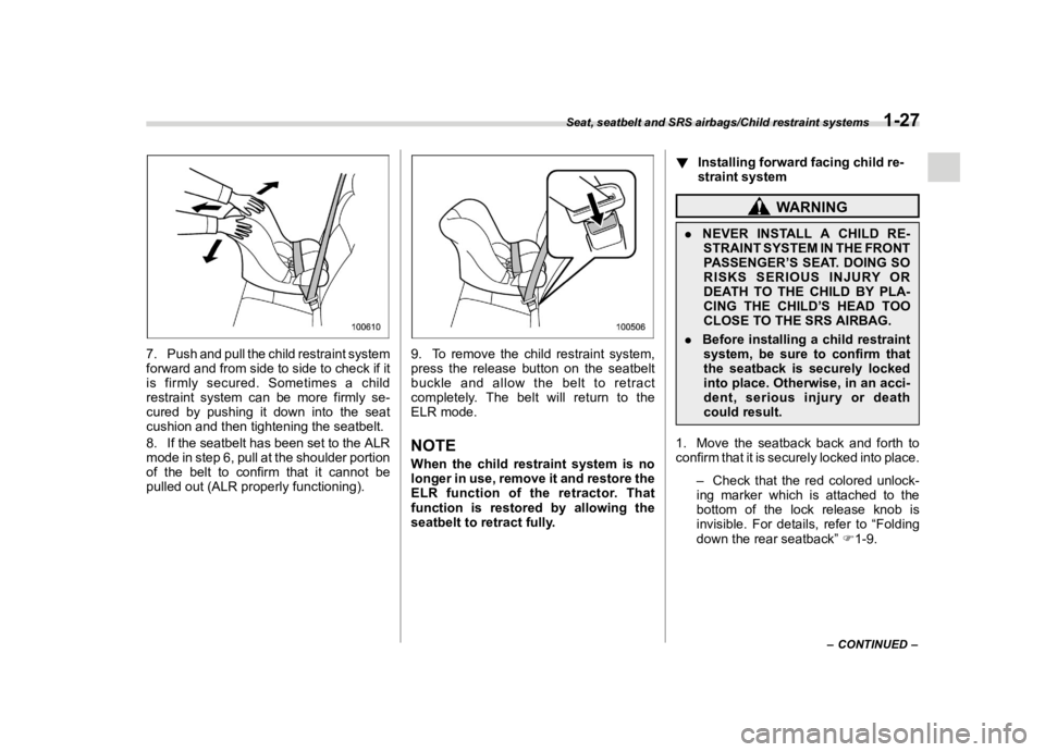 SUBARU WRX 2021  Owners Manual ������
