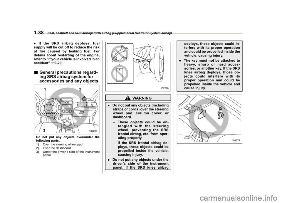 SUBARU WRX 2021  Owners Manual ������
