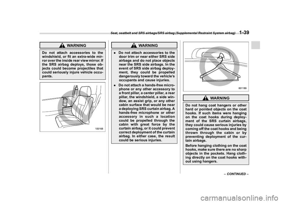 SUBARU WRX 2021  Owners Manual ������
