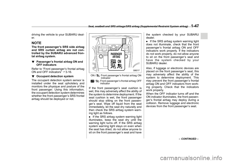SUBARU WRX 2021  Owners Manual ������

