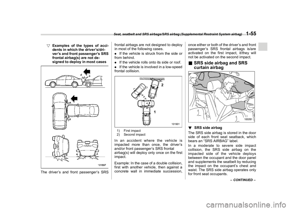 SUBARU WRX 2021  Owners Manual ������

