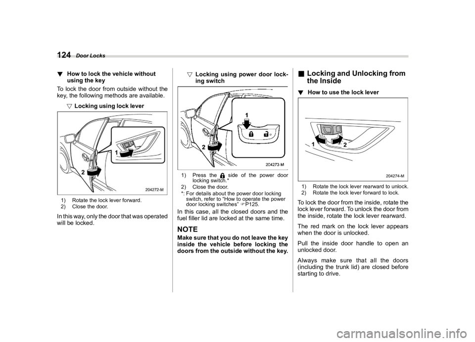SUBARU WRX 2022  Owners Manual �������
