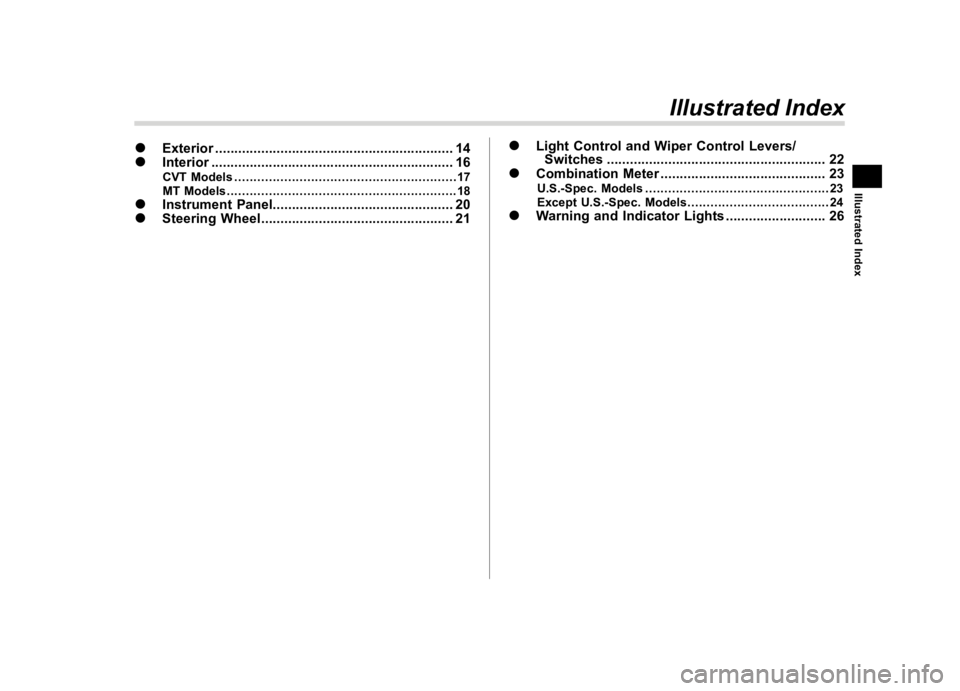 SUBARU WRX 2022  Owners Manual ������
