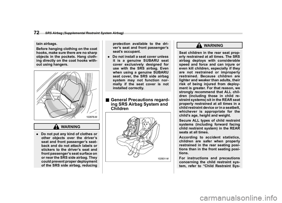 SUBARU WRX 2022  Owners Manual ������
