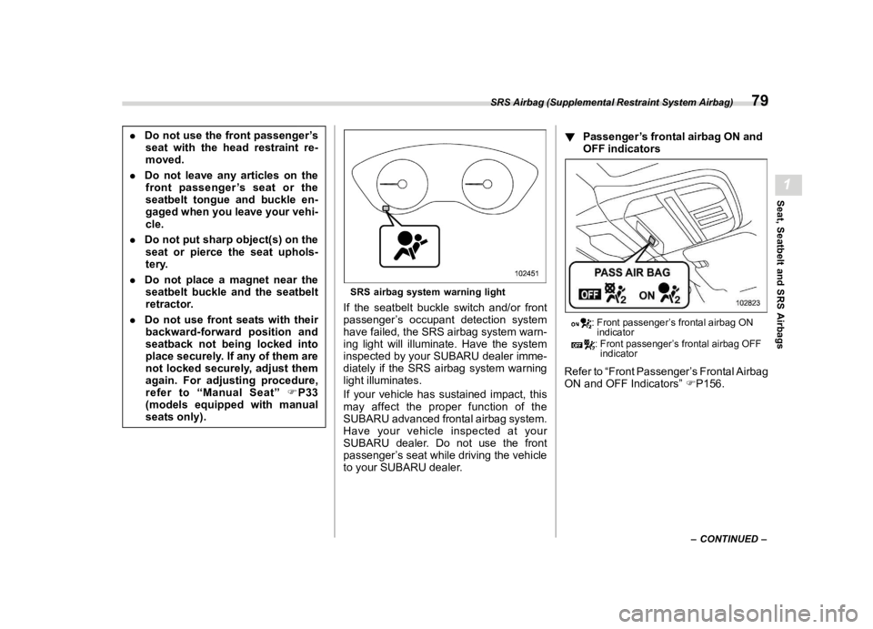 SUBARU WRX 2022  Owners Manual ������
