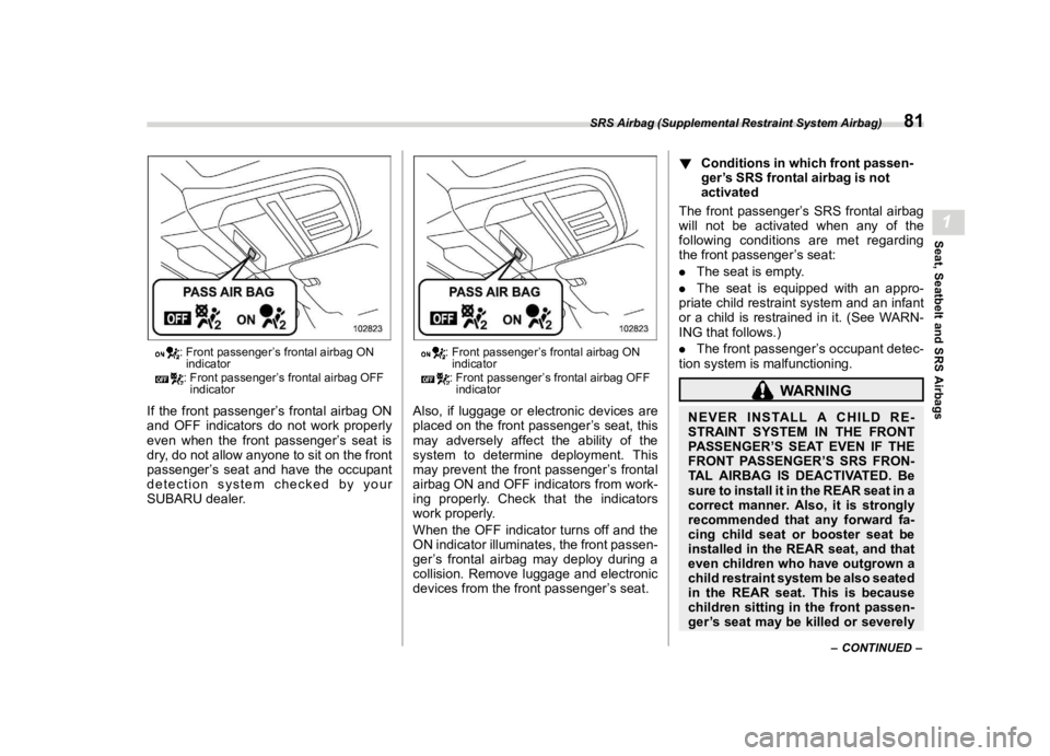 SUBARU WRX 2022  Owners Manual ������
