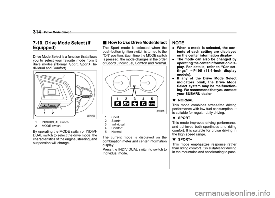 SUBARU WRX 2023  Owners Manual �������

