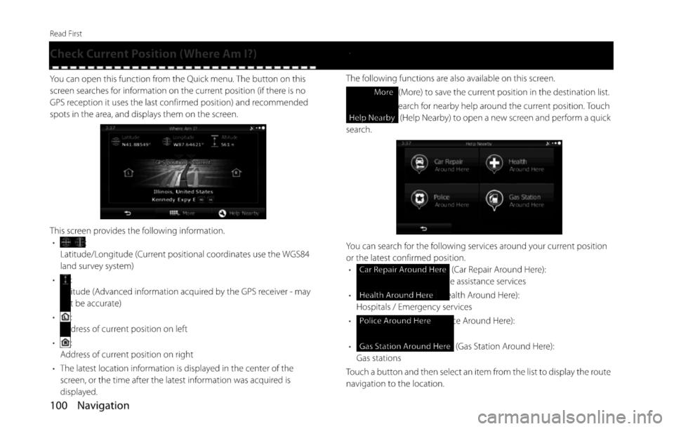 SUBARU BRZ 2015 1.G Navigation Manual 