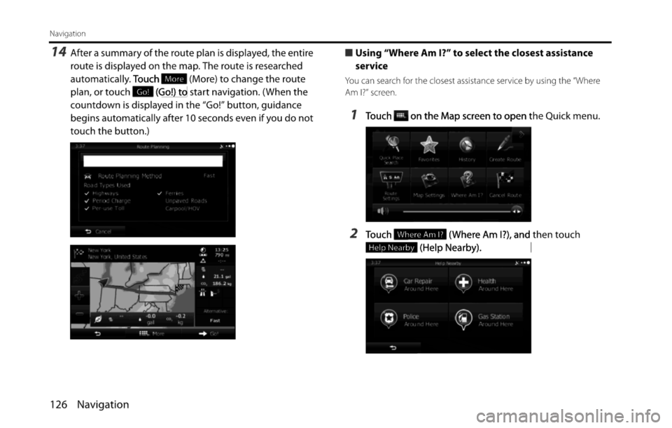 SUBARU BRZ 2015 1.G Navigation Manual 