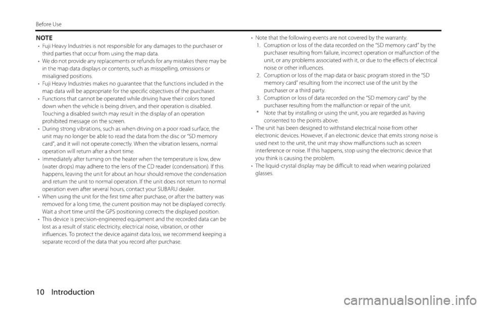 SUBARU FORESTER 2015 SJ / 4.G Navigation Manual 