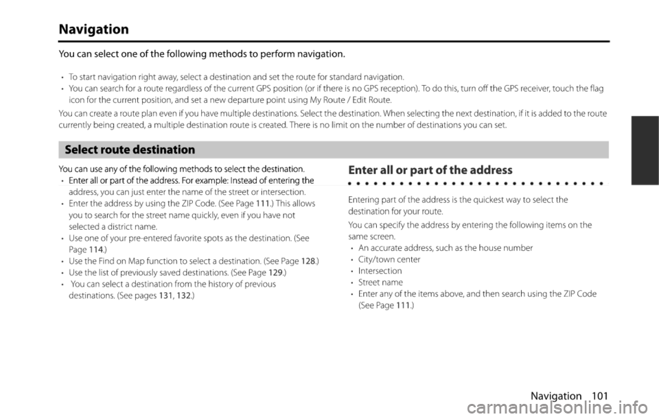 SUBARU FORESTER 2015 SJ / 4.G Navigation Manual 