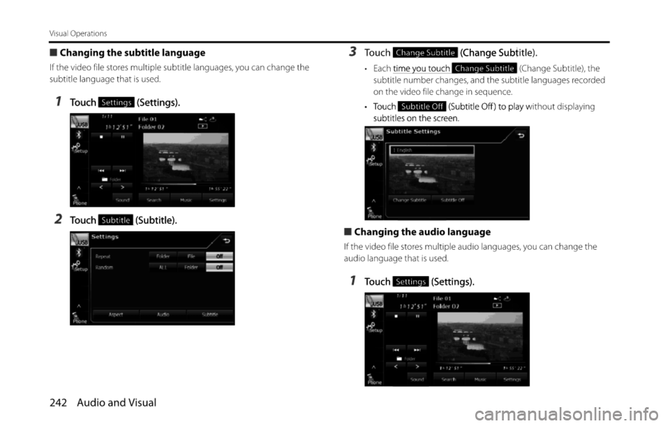 SUBARU FORESTER 2015 SJ / 4.G Navigation Manual 