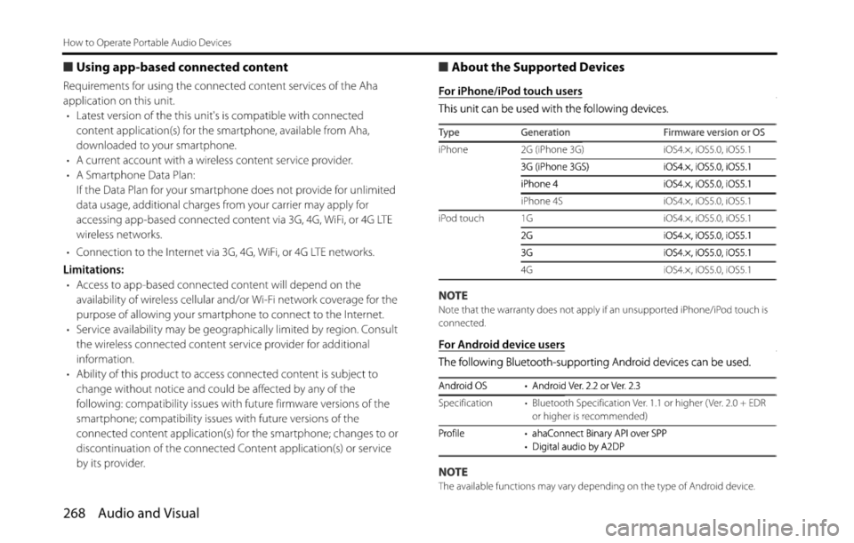 SUBARU FORESTER 2015 SJ / 4.G Navigation Manual 