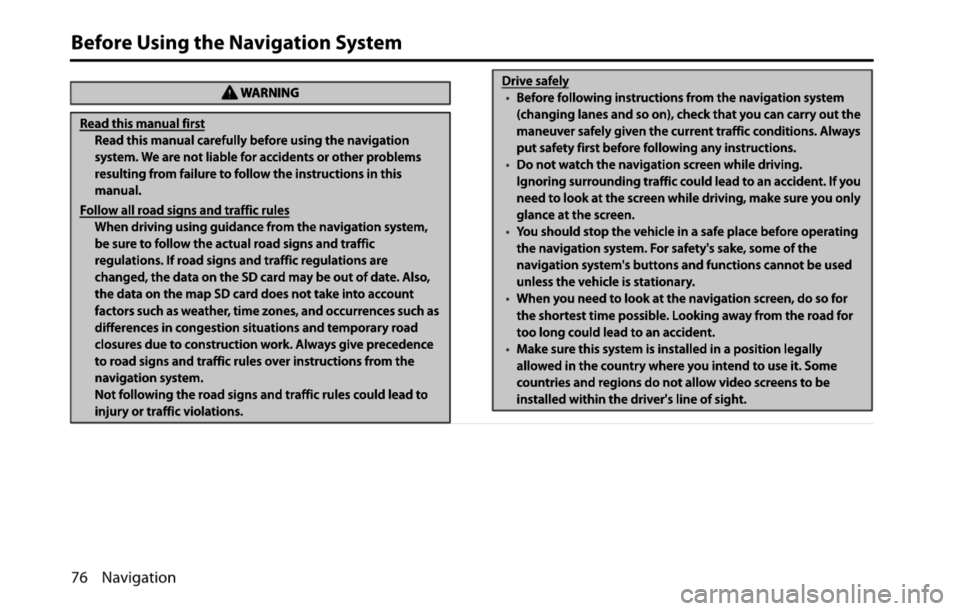 SUBARU FORESTER 2015 SJ / 4.G Navigation Manual 