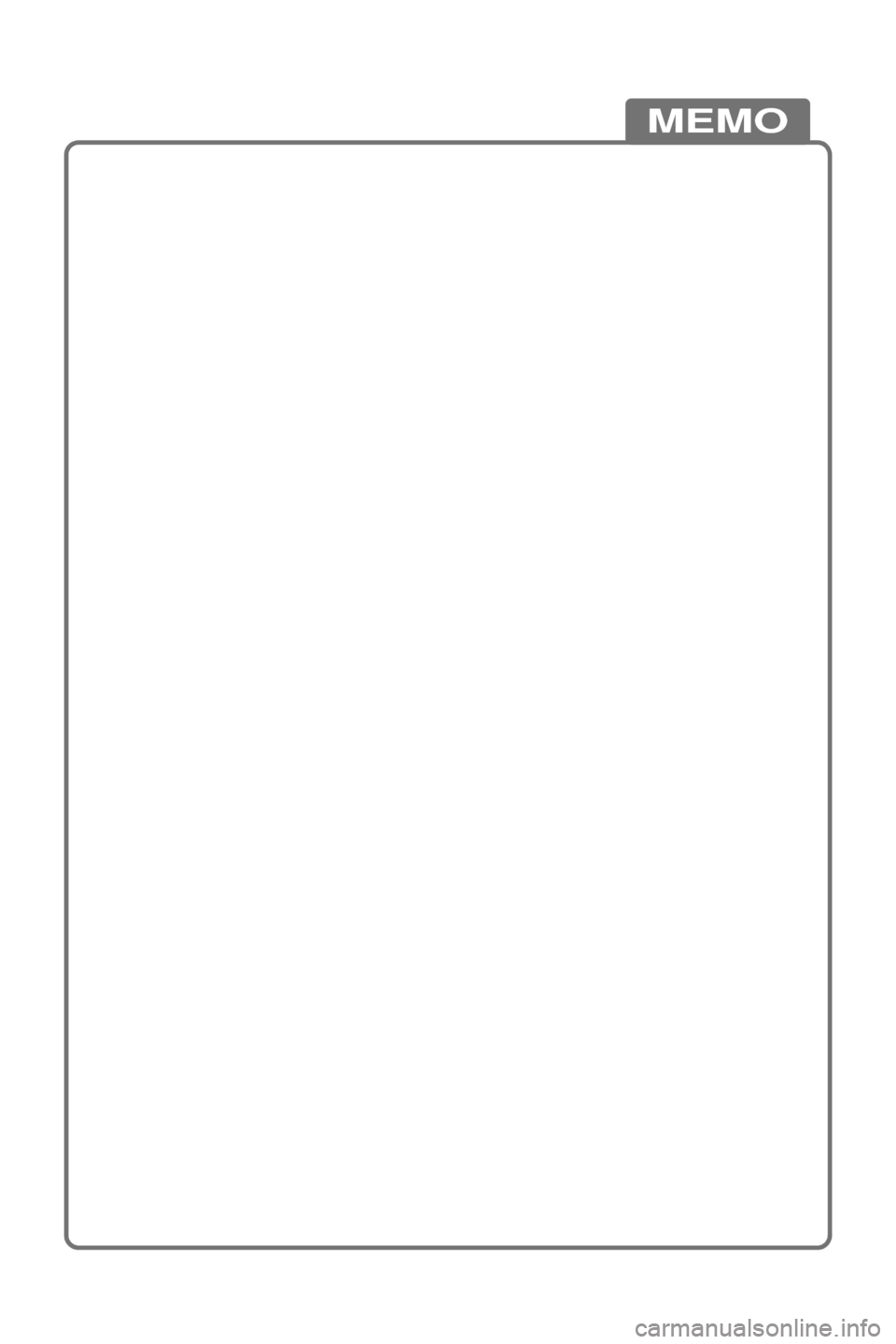 SUBARU OUTBACK 2017 6.G Driving Assist Manual MEMO 