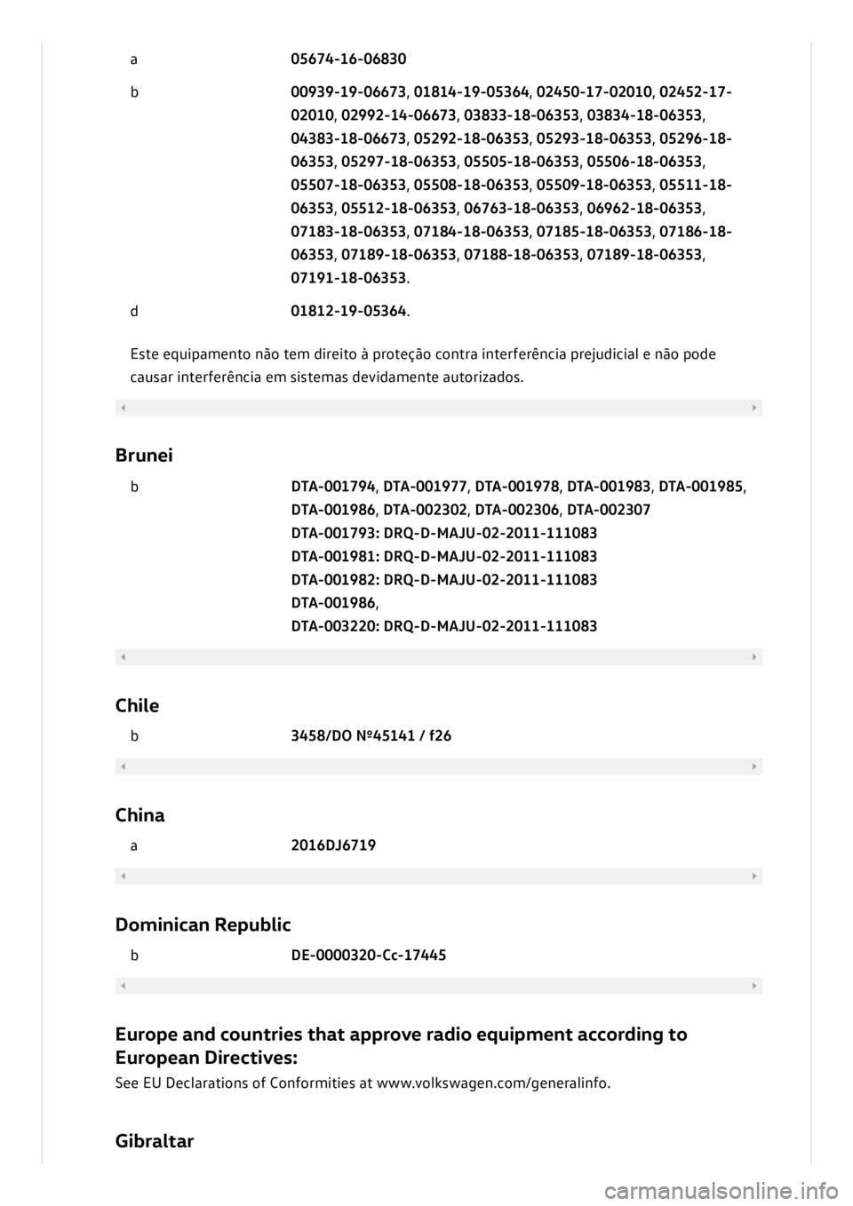 VOLKSWAGEN ID.3 2020 Owner´s Manual a05674-1 6-0 6830
b00939-1 9-0 6673, 0 1814-1 9-0 5364, 0 2450-1 7-0 2010, 0 2452-1 7-
02010, 0 2992-1 4-0 6673, 0 3833-1 8-0 6353, 0 3834-1 8-0 6353,
04383-1 8-0 6673, 0 5292-1 8-0 6353, 0 5293-1 8-0 VOLKSWAGEN ID.3 2020 Owner´s Manual a05674-1 6-0 6830
b00939-1 9-0 6673, 0 1814-1 9-0 5364, 0 2450-1 7-0 2010, 0 2452-1 7-
02010, 0 2992-1 4-0 6673, 0 3833-1 8-0 6353, 0 3834-1 8-0 6353,
04383-1 8-0 6673, 0 5292-1 8-0 6353, 0 5293-1 8-0