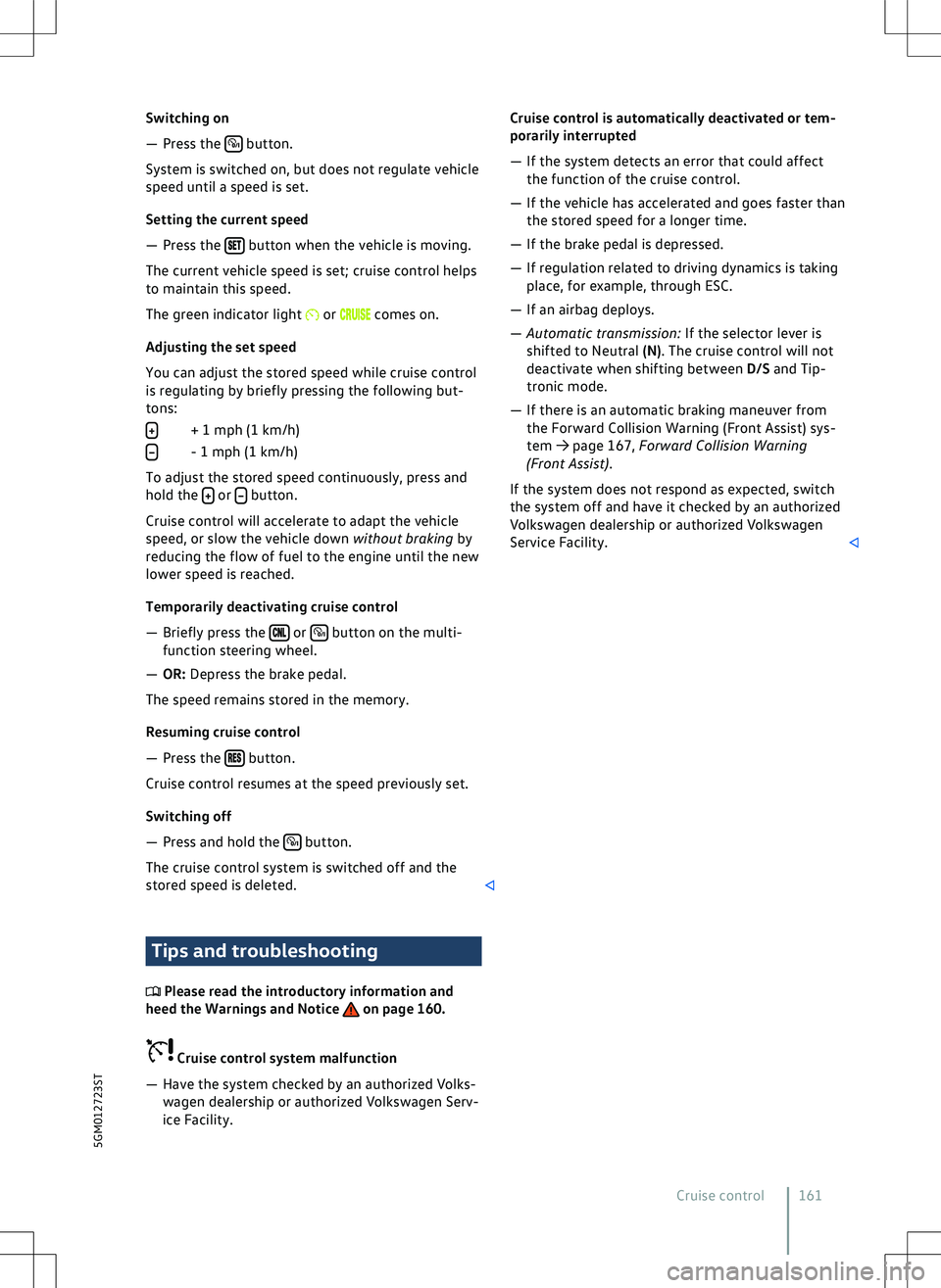 VOLKSWAGEN GOLF GTI 2020  Owners Manual 