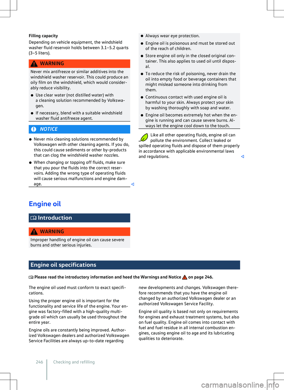 VOLKSWAGEN GOLF GTI 2020  Owners Manual 