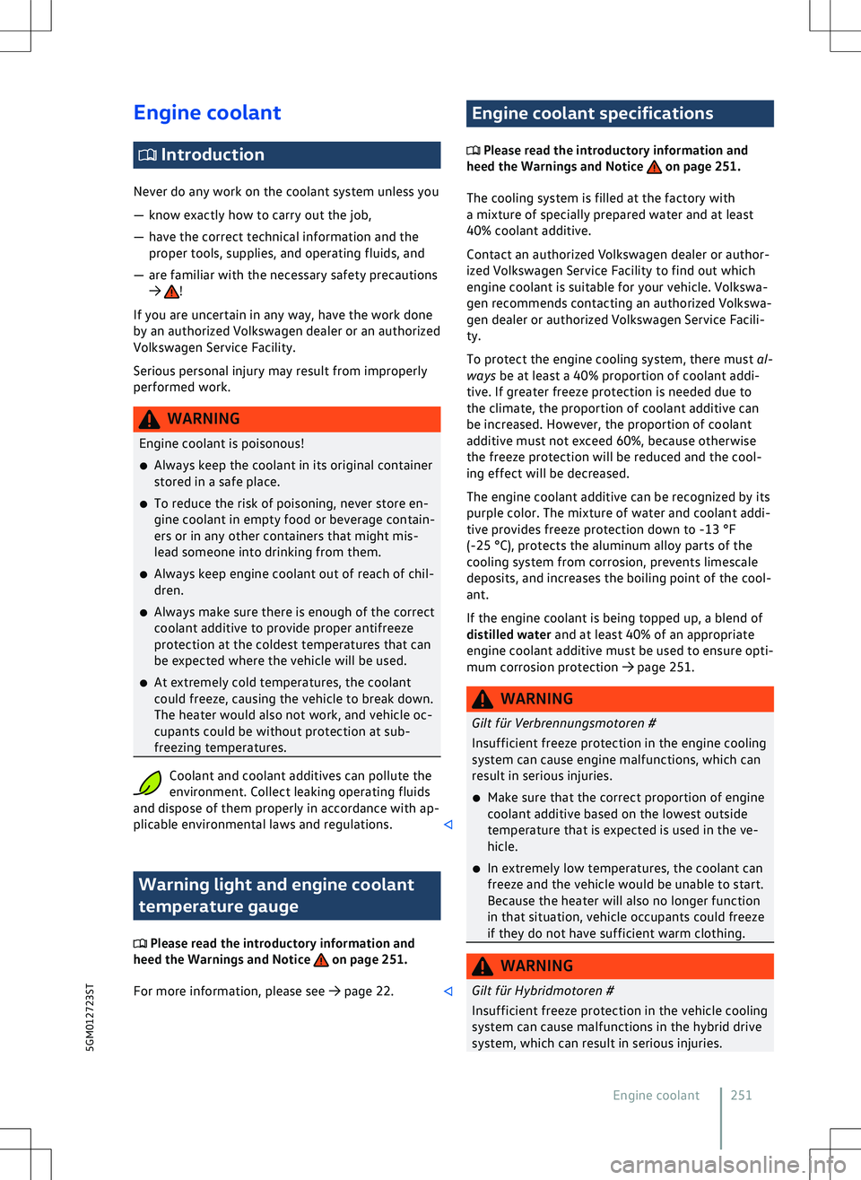 VOLKSWAGEN GOLF GTI 2020  Owners Manual 