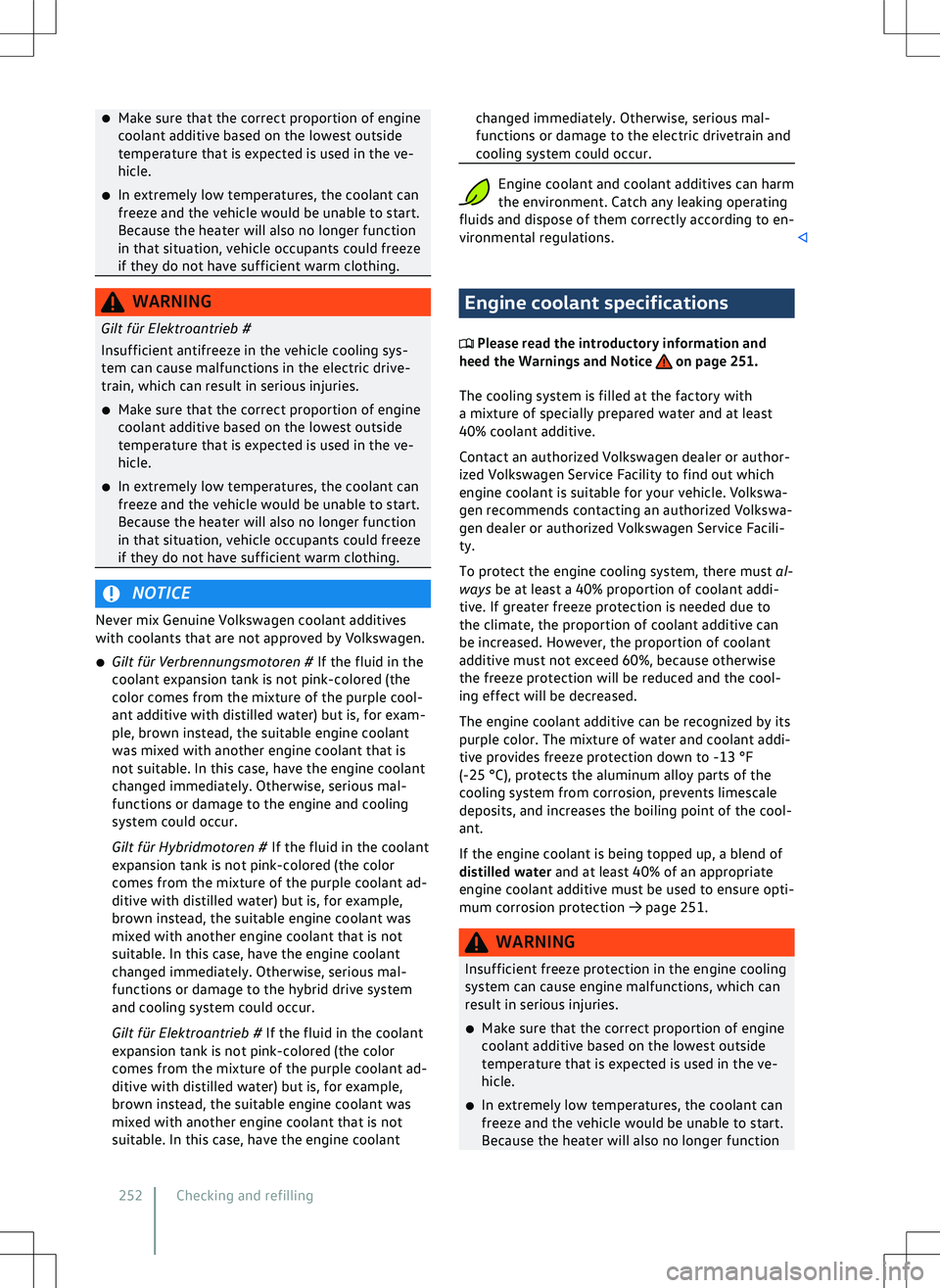 VOLKSWAGEN GOLF GTI 2020  Owners Manual 