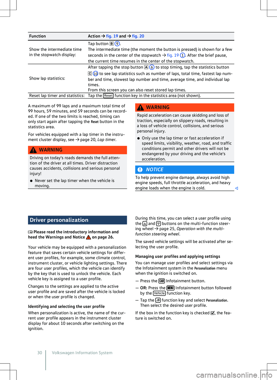 VOLKSWAGEN GOLF GTI 2020  Owners Manual 