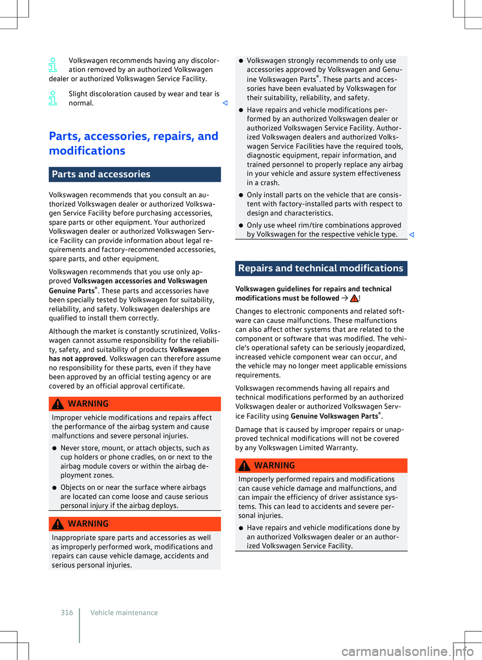 VOLKSWAGEN GOLF GTI 2020  Owners Manual 