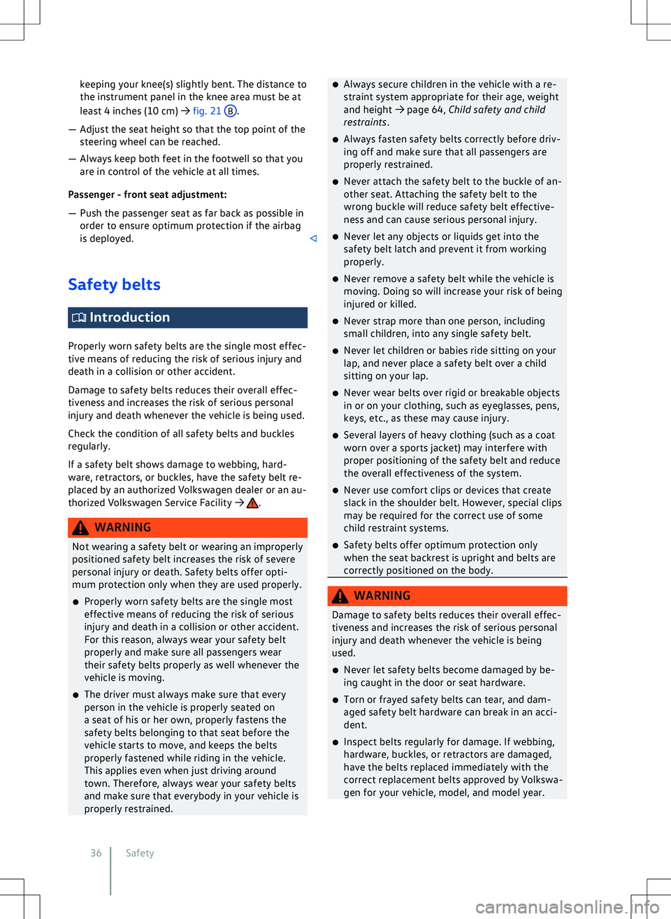 VOLKSWAGEN GOLF GTI 2020  Owners Manual 
