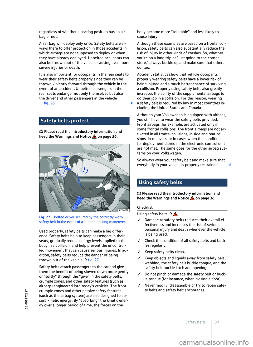 VOLKSWAGEN GOLF GTI 2020  Owners Manual 