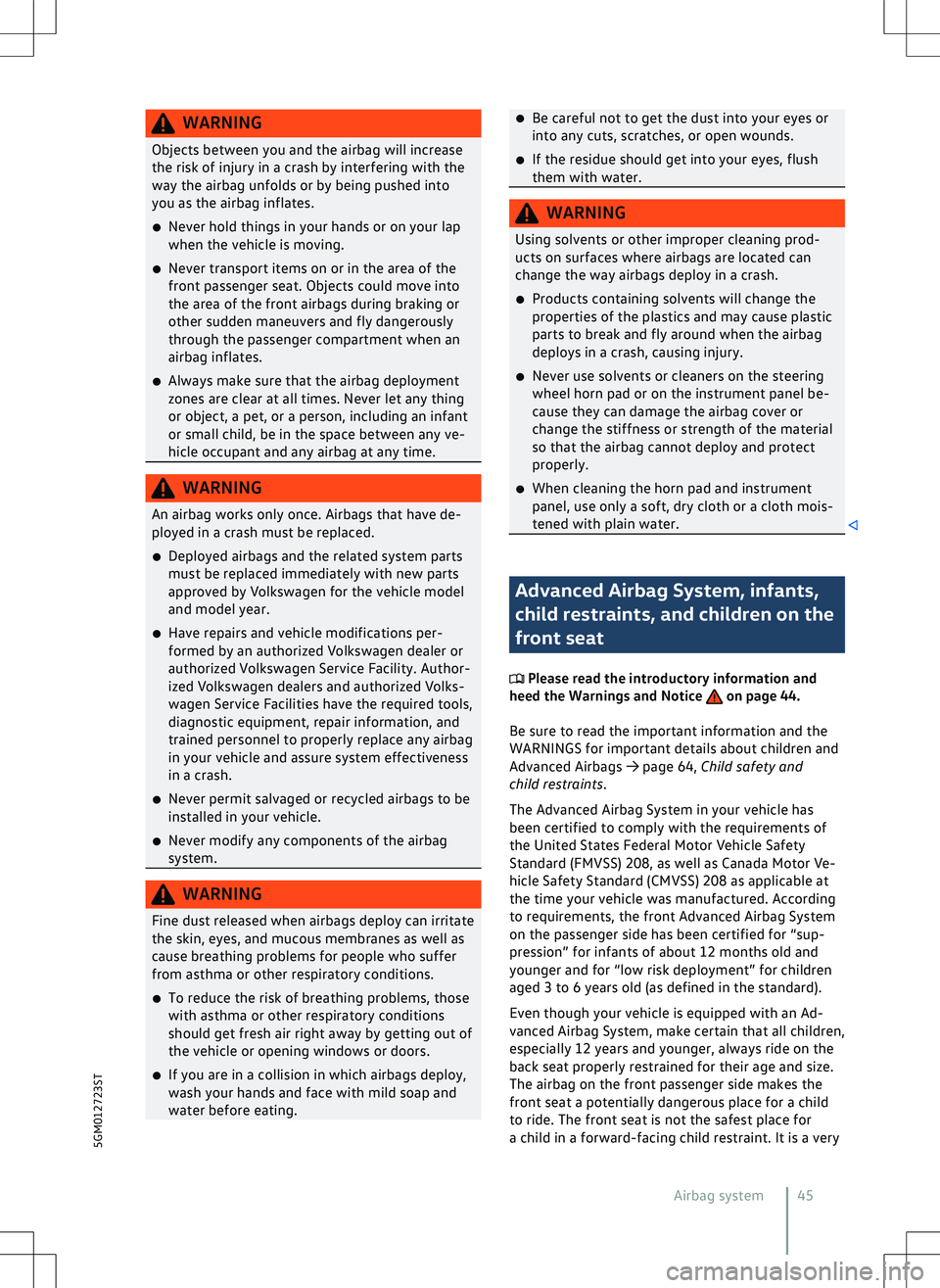 VOLKSWAGEN GOLF GTI 2020  Owners Manual 