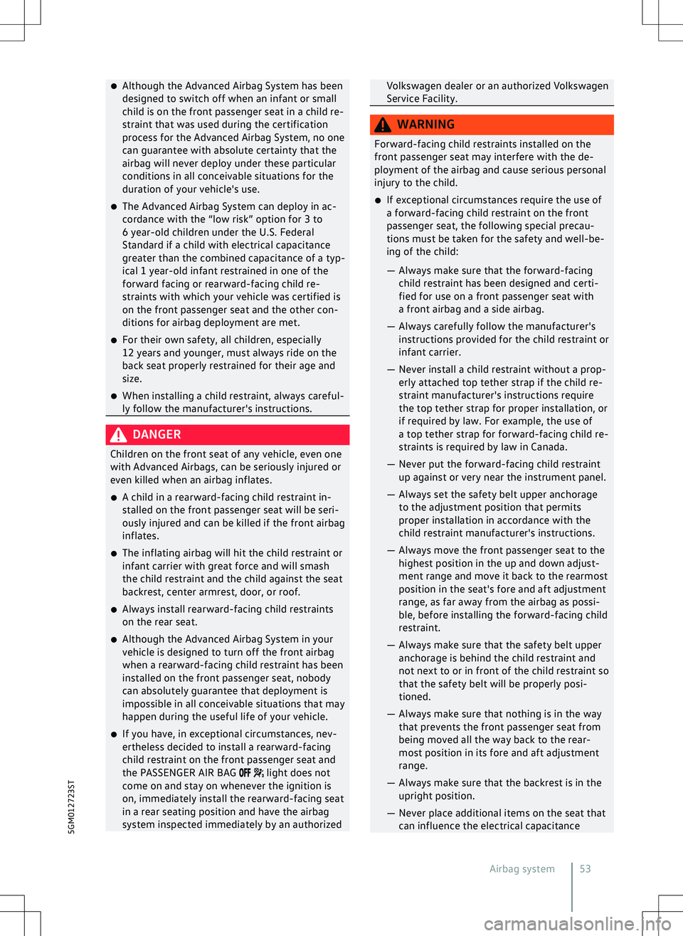 VOLKSWAGEN GOLF GTI 2020  Owners Manual 
