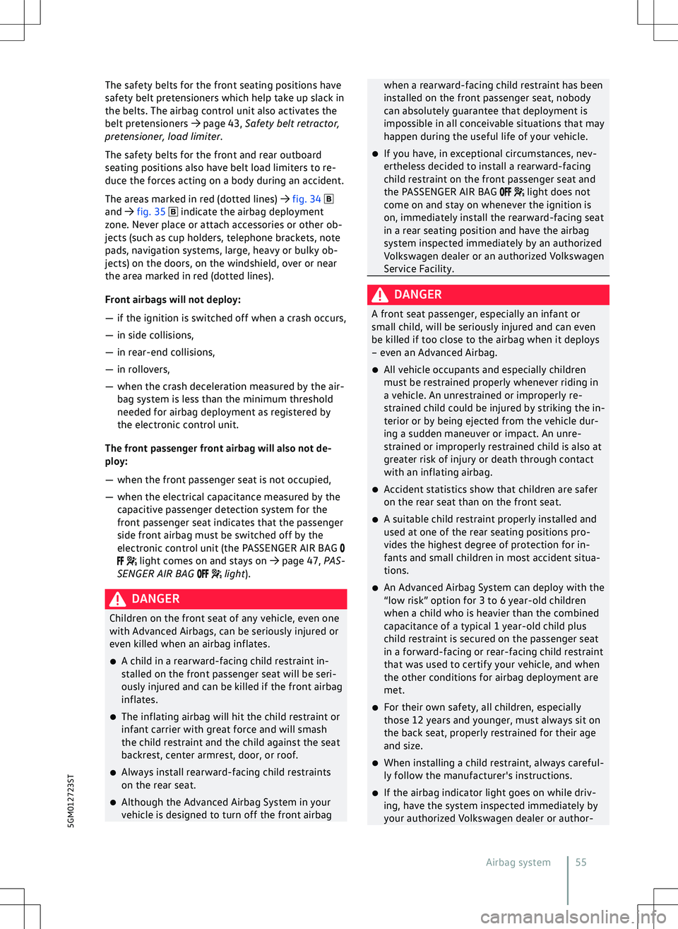 VOLKSWAGEN GOLF GTI 2020  Owners Manual 