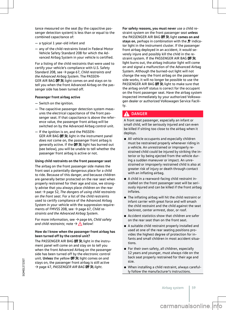 VOLKSWAGEN GOLF GTI 2020  Owners Manual 