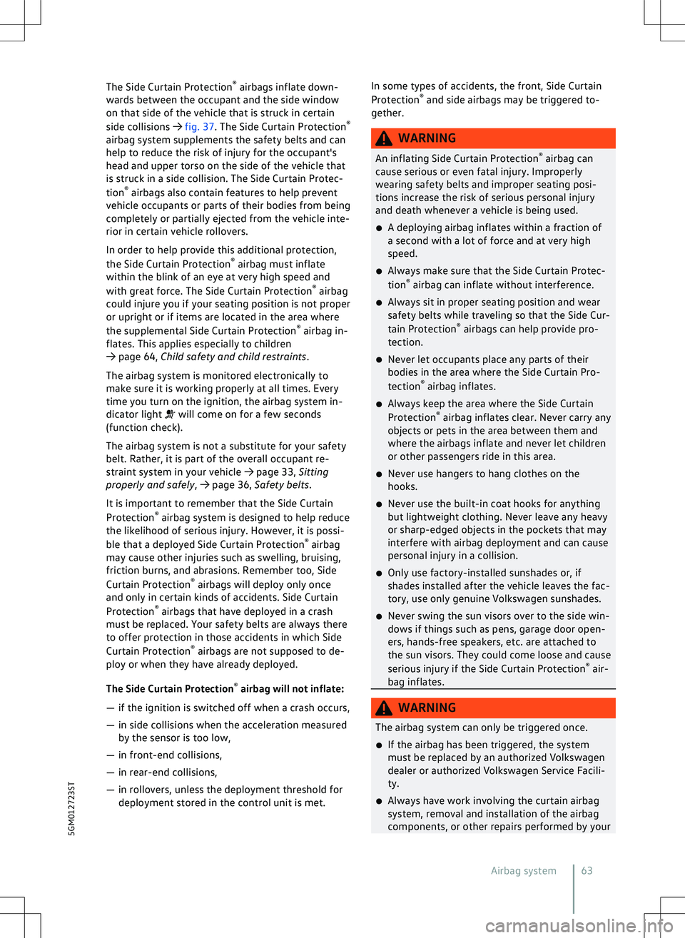 VOLKSWAGEN GOLF GTI 2020  Owners Manual 